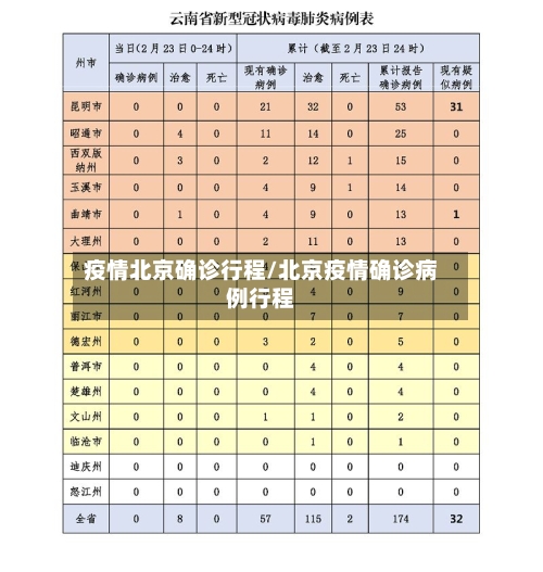 疫情北京确诊行程/北京疫情确诊病例行程-第3张图片