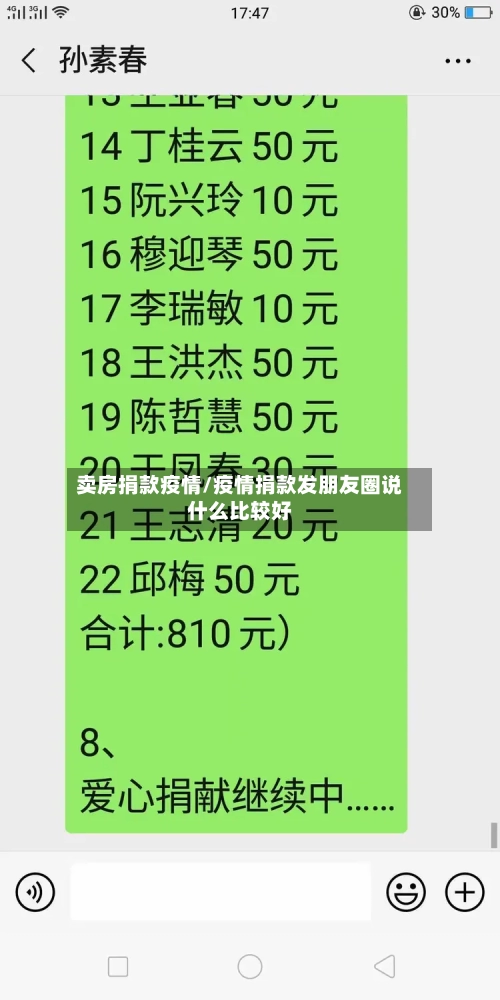 卖房捐款疫情/疫情捐款发朋友圈说什么比较好