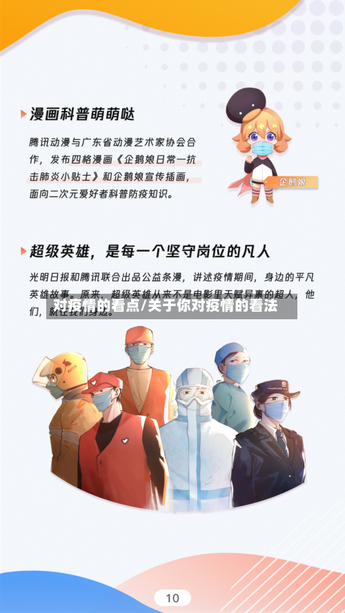 对疫情的看点/关于你对疫情的看法