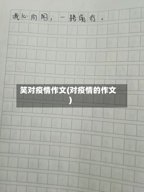 笑对疫情作文(对疫情的作文)